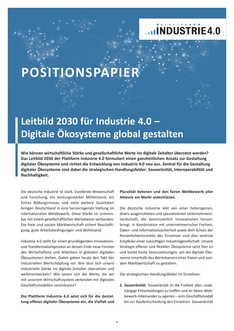 Cover der Publikation "Positionspapier Leitbild" (DE)